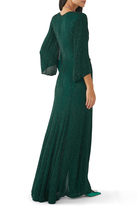LONG SLEEVE GOWN:Green :12